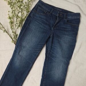 Chico's Blue Slim Jeans with Faded Indigo Style